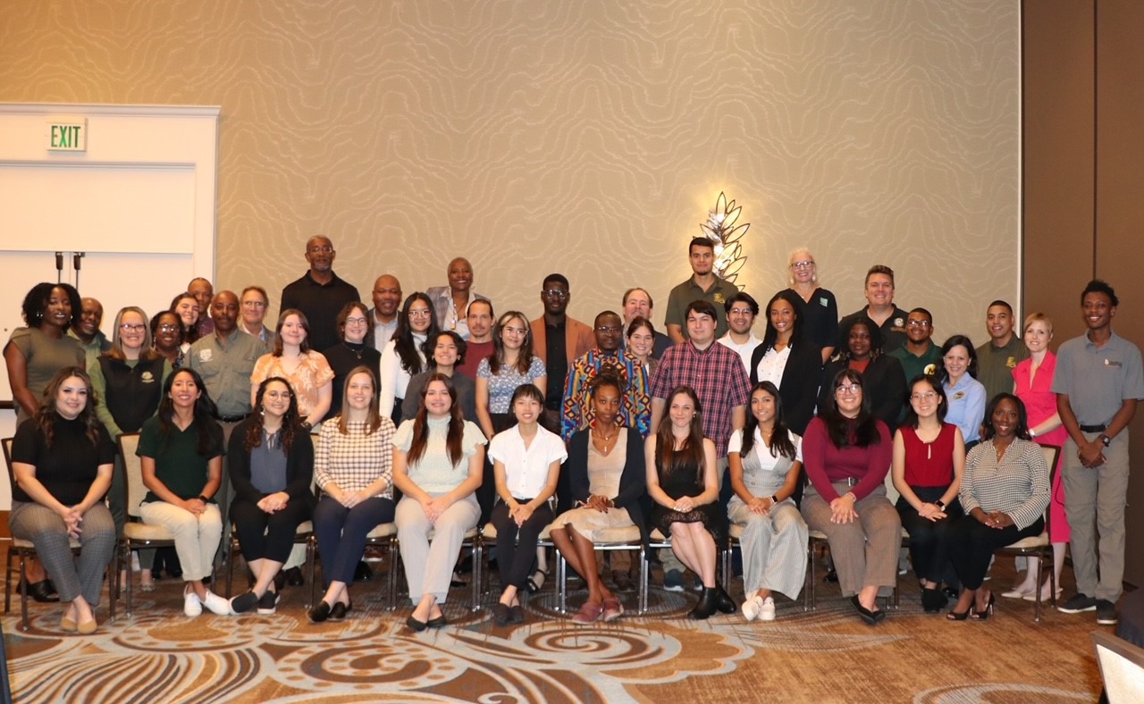 Formal photo of Minorities in Natural Resources Conservation fellows and leaders