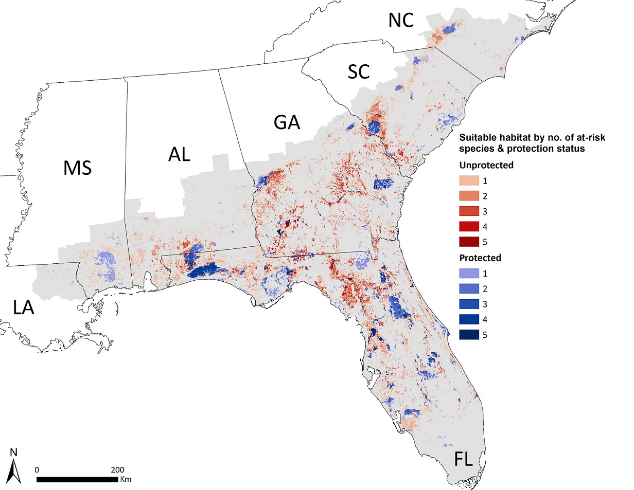 Habitat suitability maps for at-risk herpetofauna species in the ...